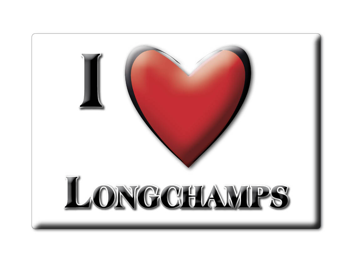 Aimant sur officiel Longchamps, Haute Normandie - Magnet France Souvenir