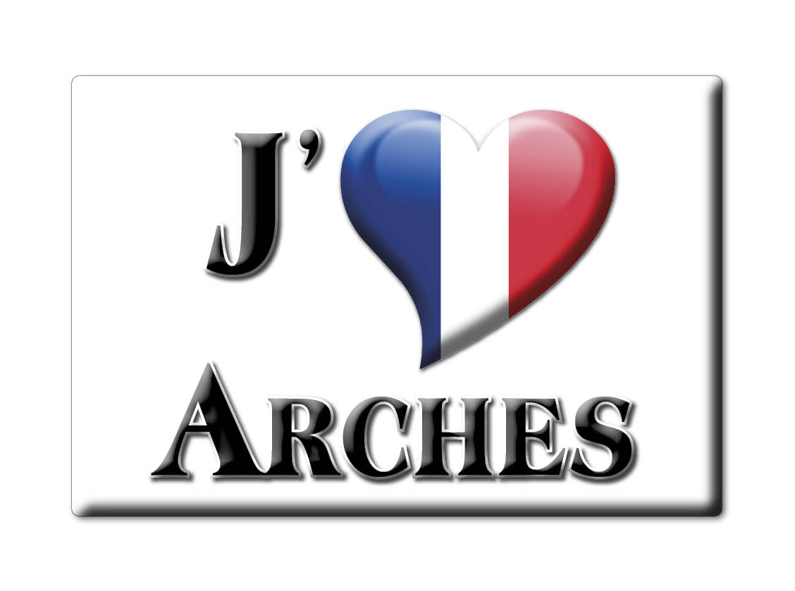 Aimant sur Arches, Vosges, 2024 Haute Normandie - Magnet France Souvenir
