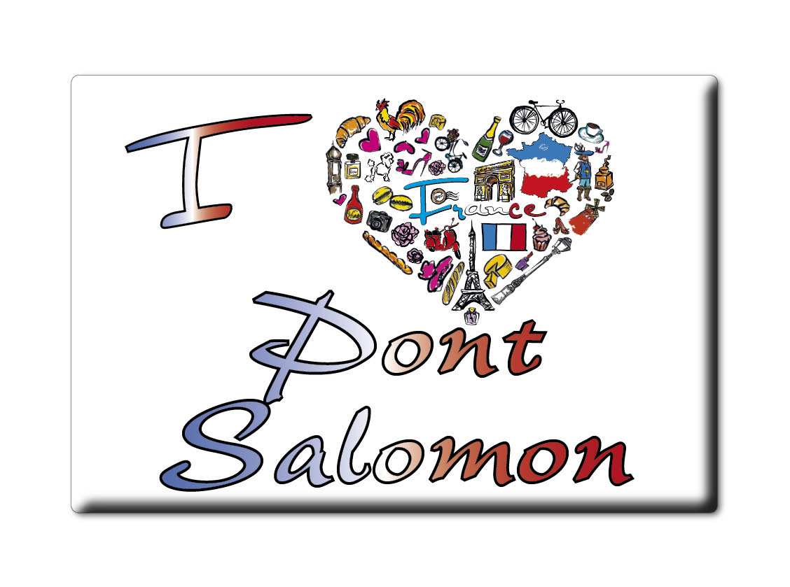 Aimant sur Pont Salomon, Basse Normandie - Magnet soldes France Souvenir
