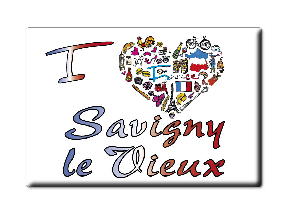 Aimant sur Savigny Le Vieux, Bourgogne - Magnet France Souvenir - Foto 8 di 11