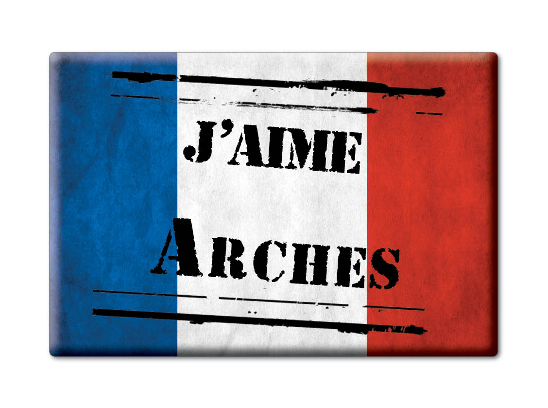 Aimant sur Arches, Vosges, Haute Normandie - Magnet vente en gros France Souvenir
