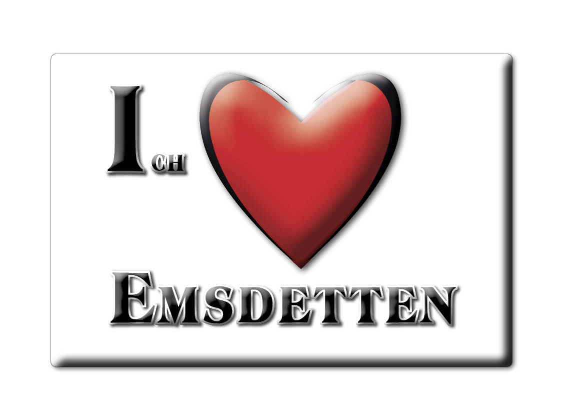 Emsdetten, Steinfurt, Nordrhein Westfalen - Kühlschrankmagnet Deutschland