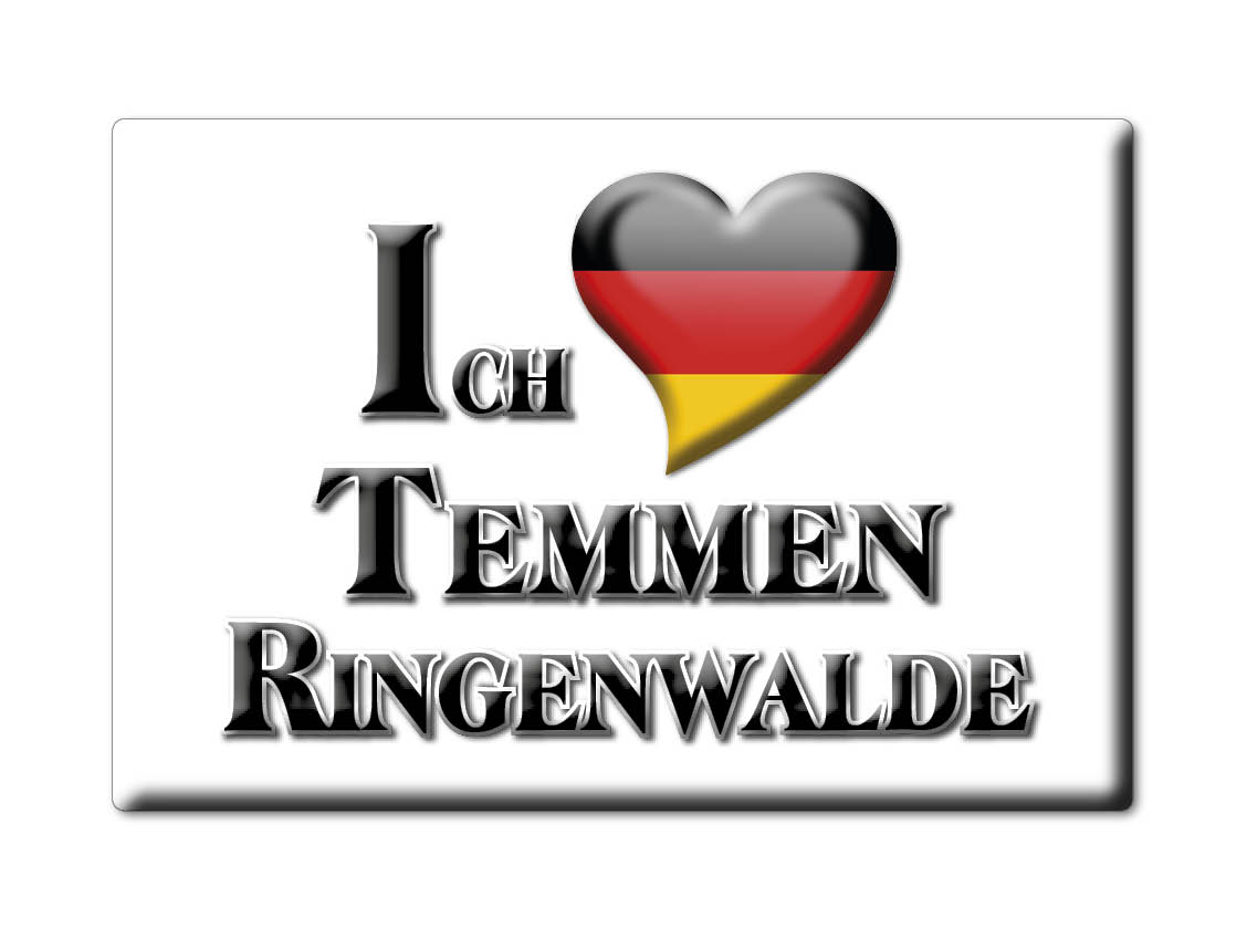 Temmen Ringenwalde, Uckermark, Brandenburg - Kühlschrankmagnet Deutschland - Bild 6 von 10