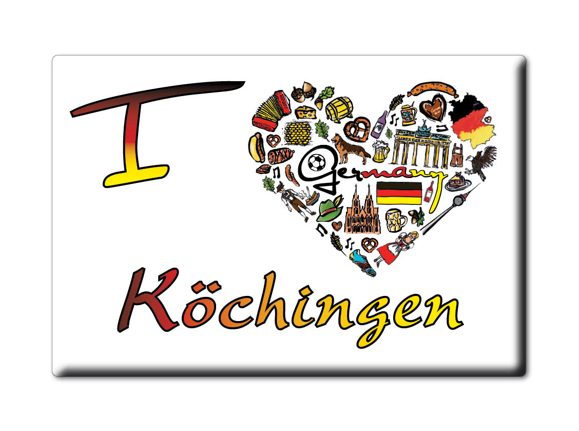 Köchingen, Peine, Niedersachsen - Kühlschrankmagnet Deutschland Souvenir - Bild 8 von 10