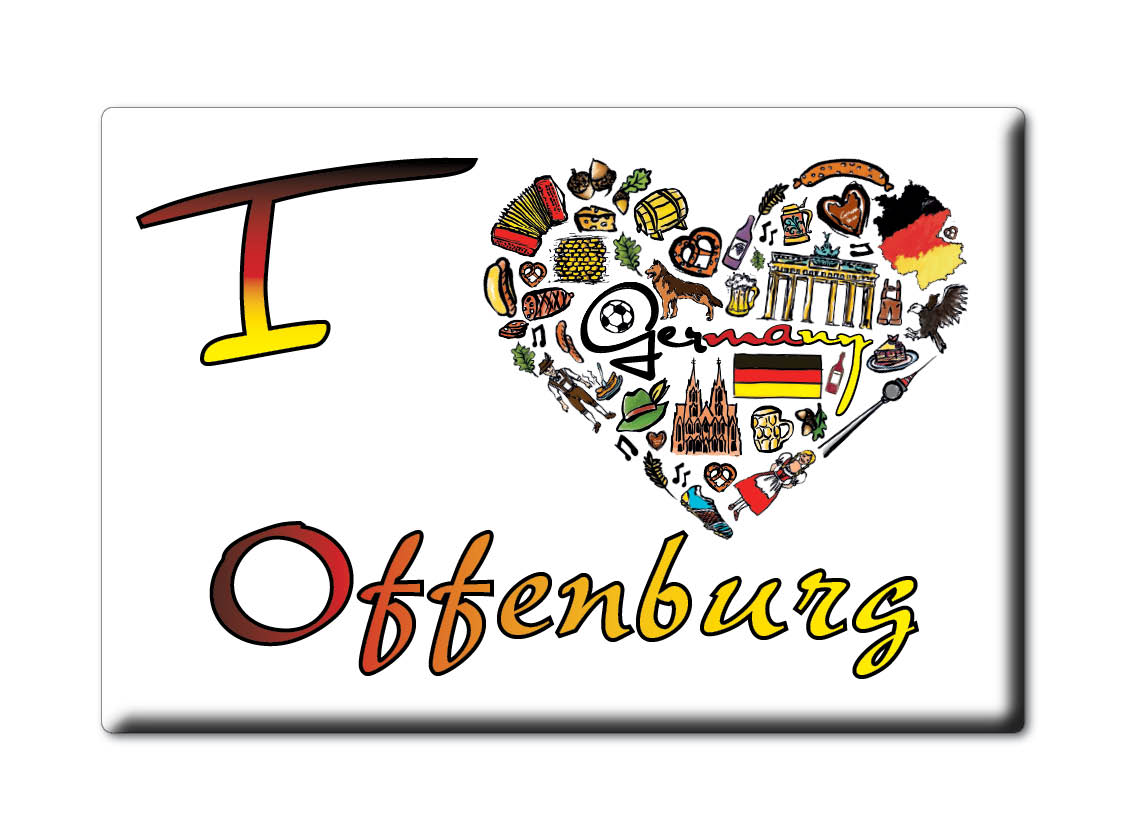 Offenburg, Ortenaukreis, Baden Württemberg - Kühlschrankmagnet - Bild 8 von 10