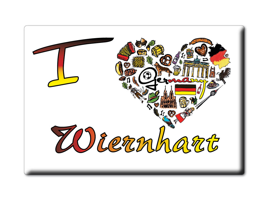 Wiernhart, Mühldorf A.Inn, Bayern - Kühlschrankmagnet Deutschland Souvenir - Bild 8 von 10