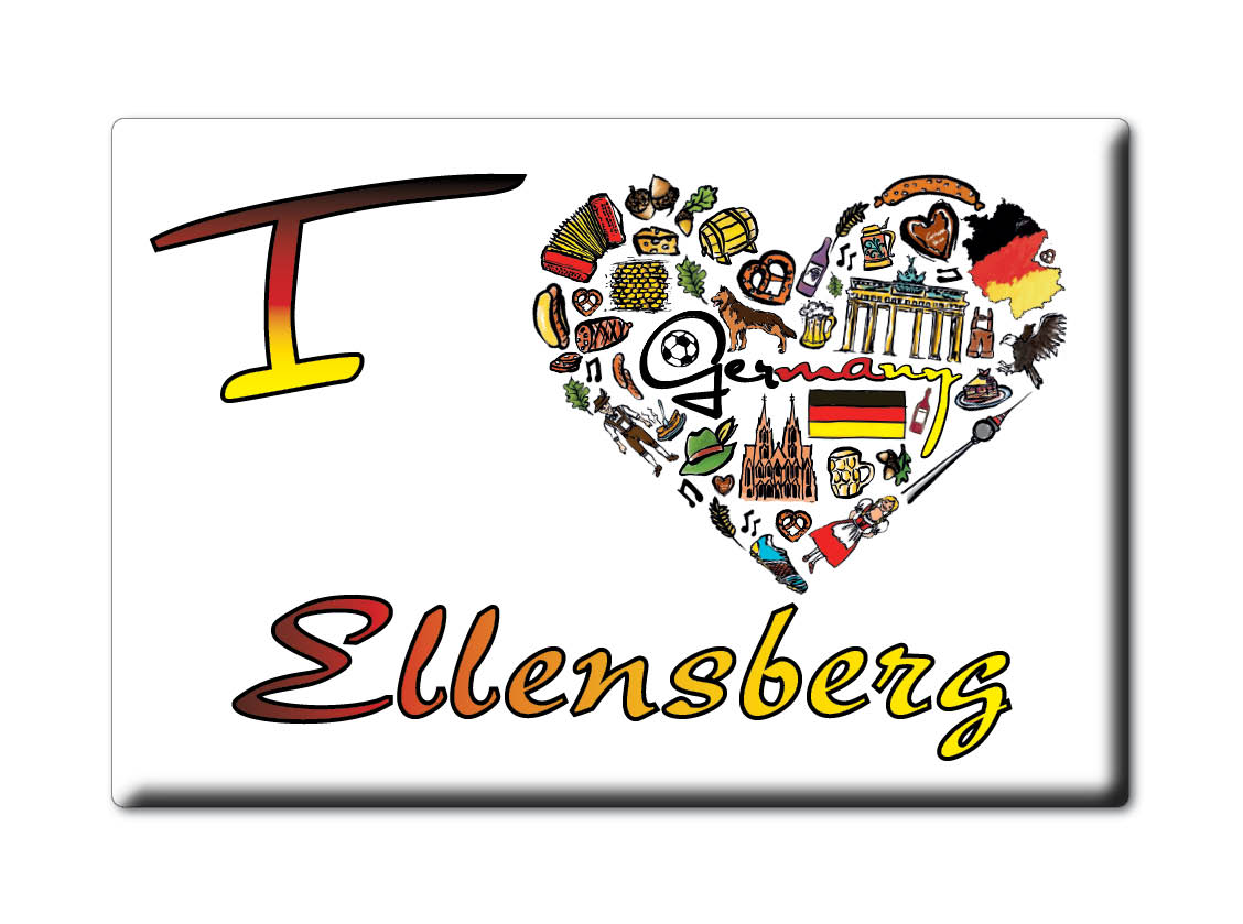 Ellensberg, Weilheim Schongau, Bayern - Kühlschrankmagnet Deutschland Souvenir - Bild 8 von 10