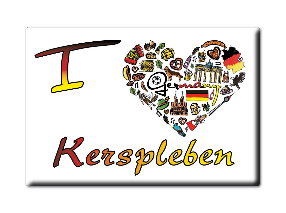 Kerspleben, Erfurt, Thüringen - Kühlschrankmagnet Deutschland Souvenir - Bild 8 von 10