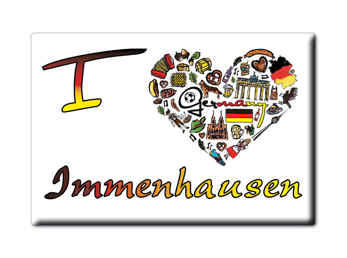 Immenhausen, Tübingen, Baden Württemberg - Kühlschrankmagnet - Bild 8 von 10