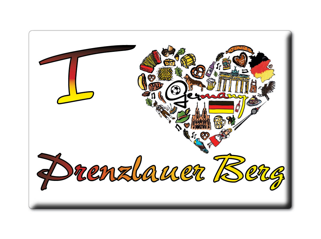 Prenzlauer Berg, Berlin, Berlin - Kühlschrankmagnet Deutschland Souvenir - Bild 8 von 10