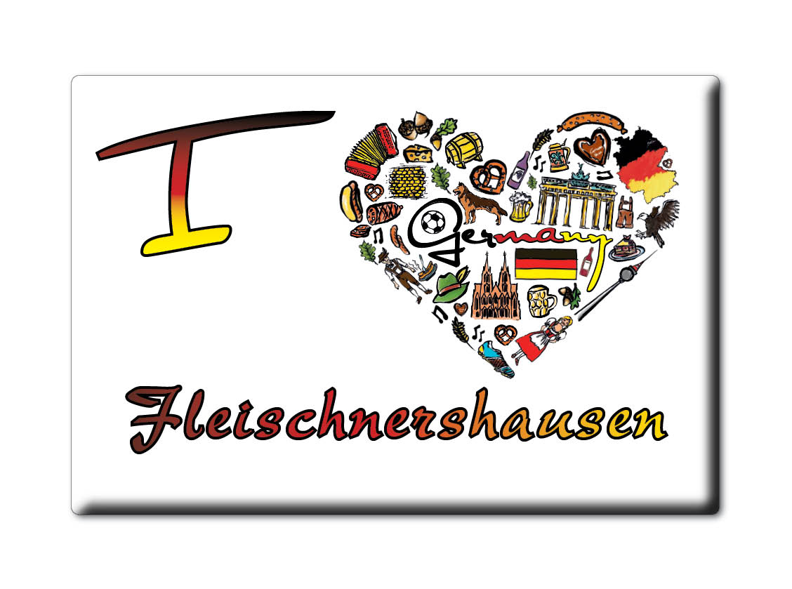 Fleischnershausen, Neuburg Schrobenhausen, Bayern - Kühlschrankmagnet - Bild 8 von 10