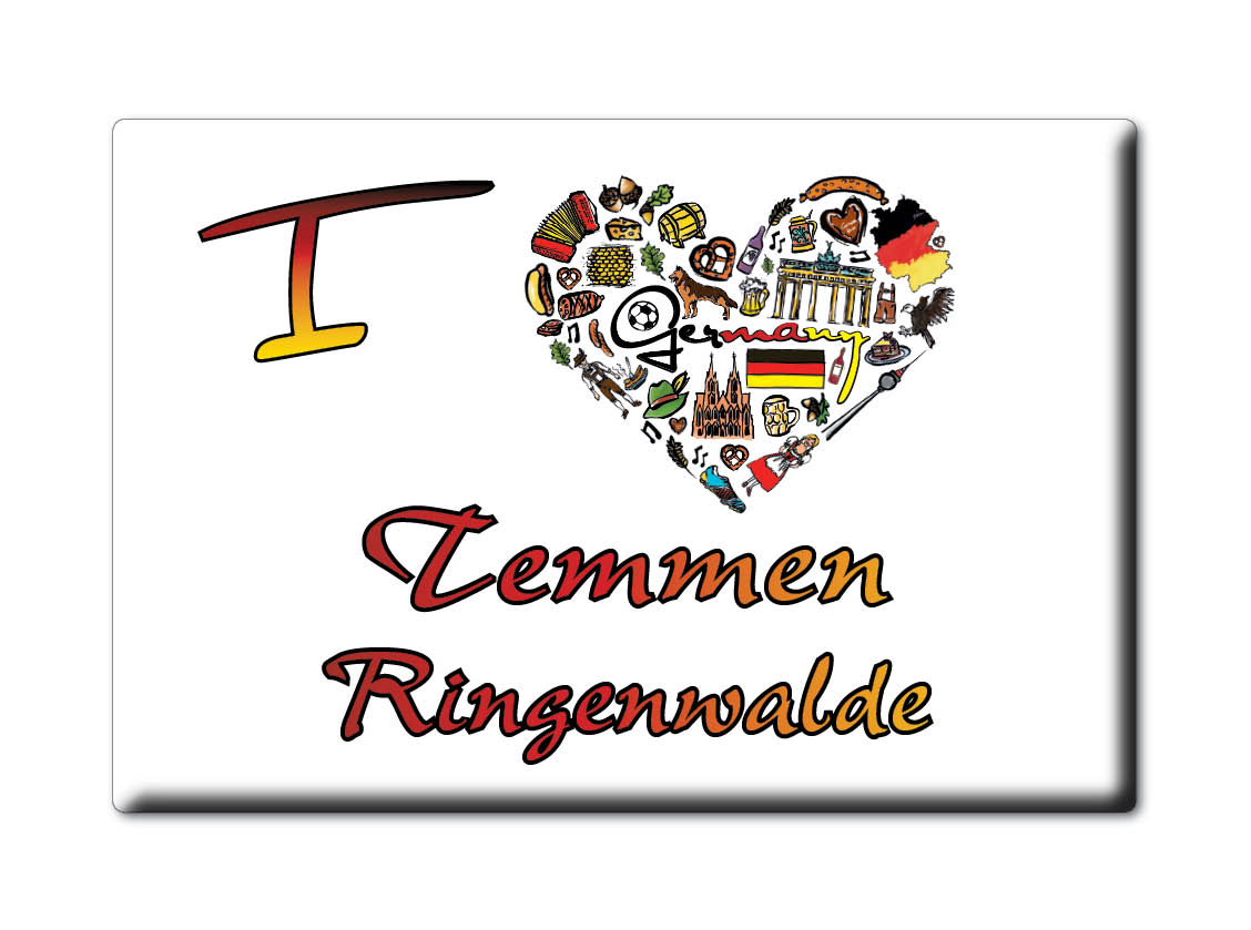 Temmen Ringenwalde, Uckermark, Brandenburg - Kühlschrankmagnet Deutschland - Bild 8 von 10