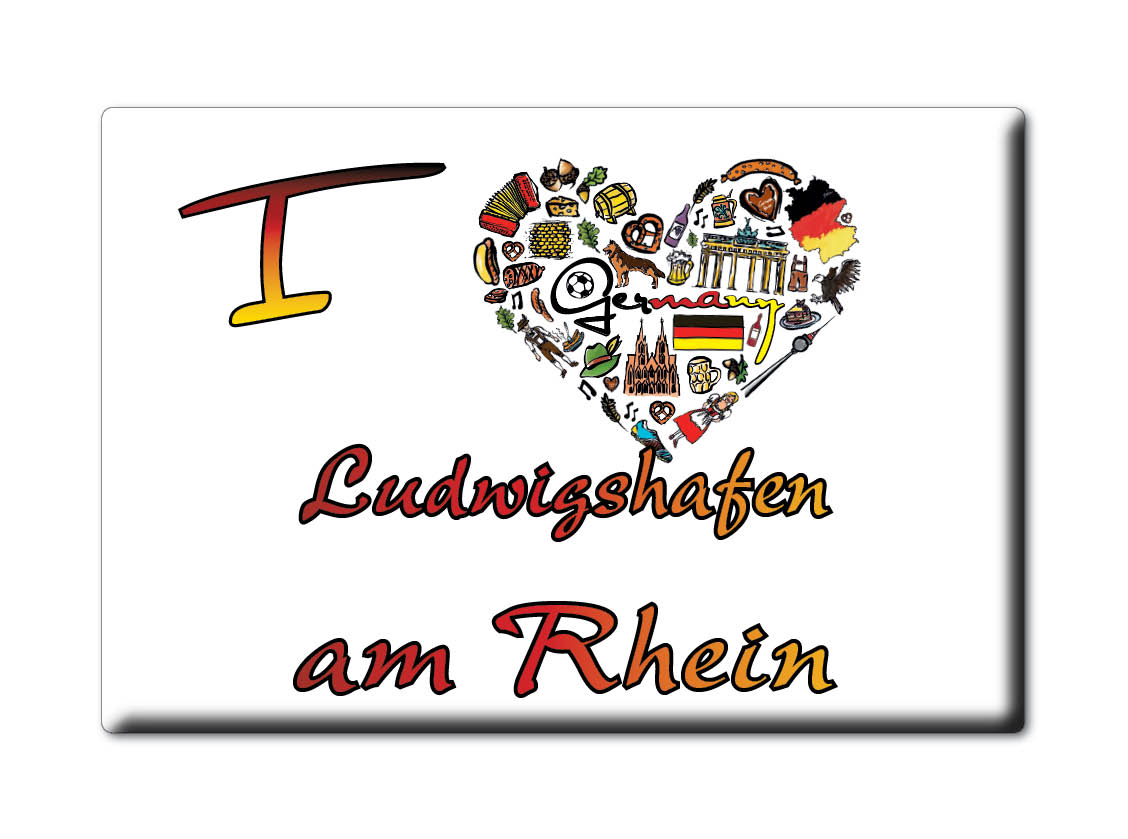 Ludwigshafen Am Rhein, Ludwigshafen Am Rhein, Rheinland Pfalz - Magnet - Bild 8 von 10