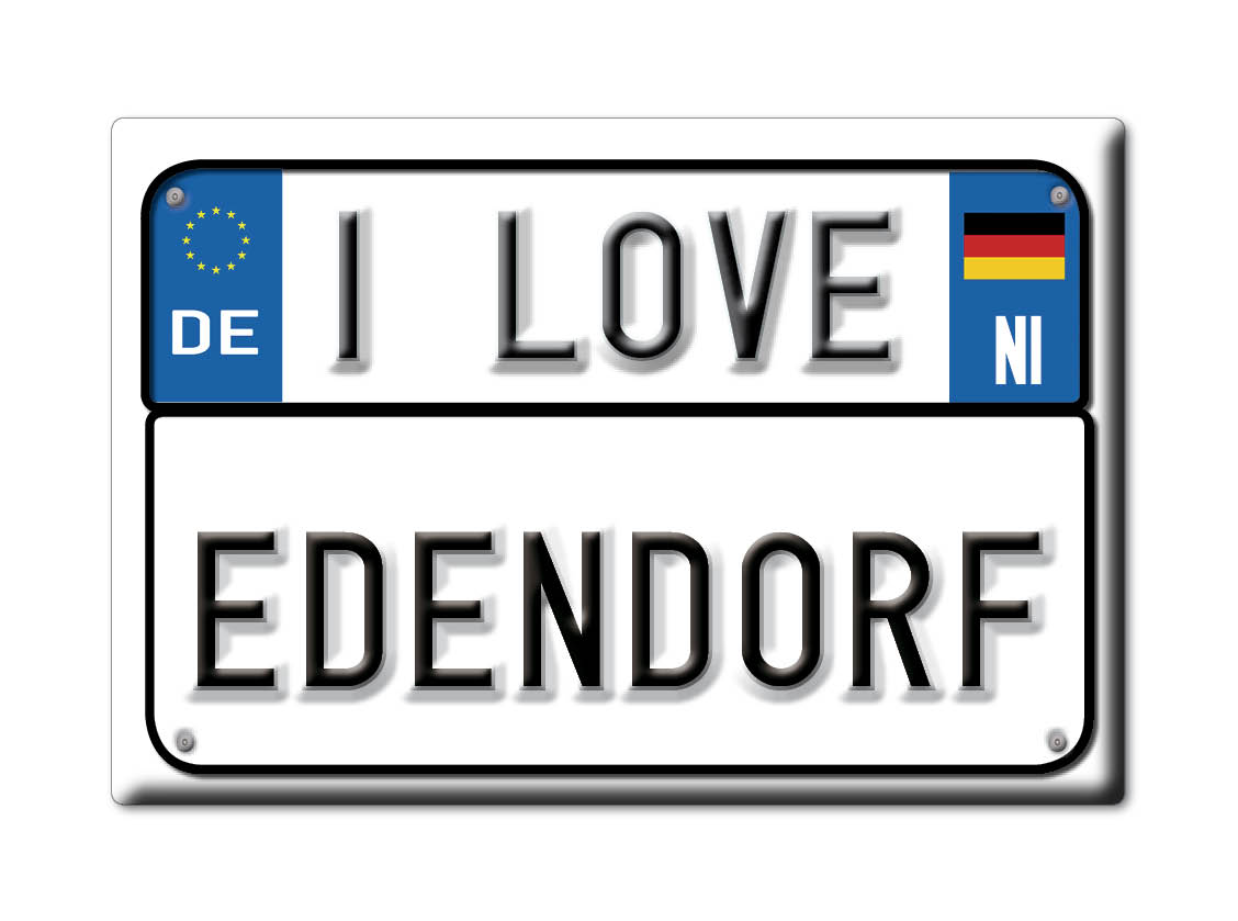 Edendorf, Uelzen, Niedersachsen - Kühlschrankmagnet Deutschland Souvenir - Bild 9 von 10
