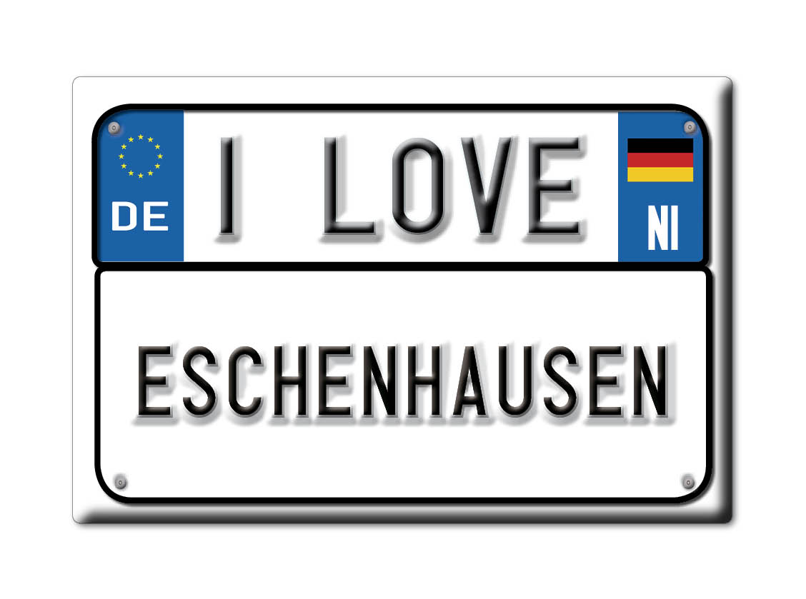 Eschenhausen, Diepholz, Niedersachsen - Kühlschrankmagnet Deutschland - Bild 9 von 10