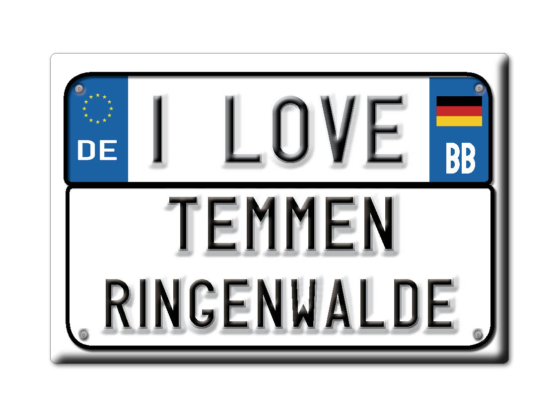 Temmen Ringenwalde, Uckermark, Brandenburg - Kühlschrankmagnet Deutschland - Bild 9 von 10