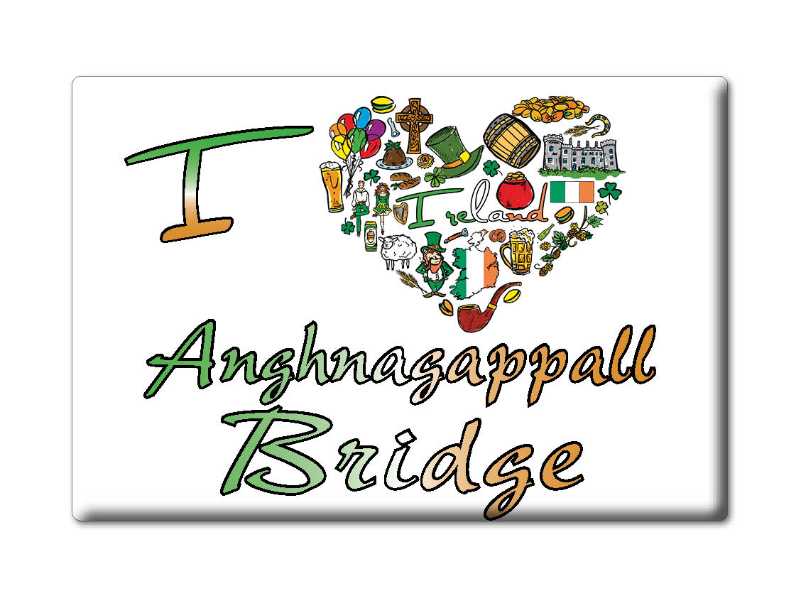 Anghnagappall Bridge, Leinster, Wexford - Kühlschrankmagnet I Love Ireland - Bild 8 von 10