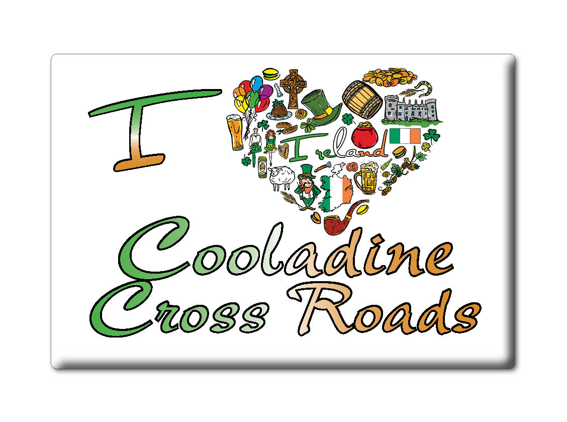 Cooladine Cross Roads, Leinster, Wexford - Kühlschrankmagnet I Love Ireland - Bild 8 von 10