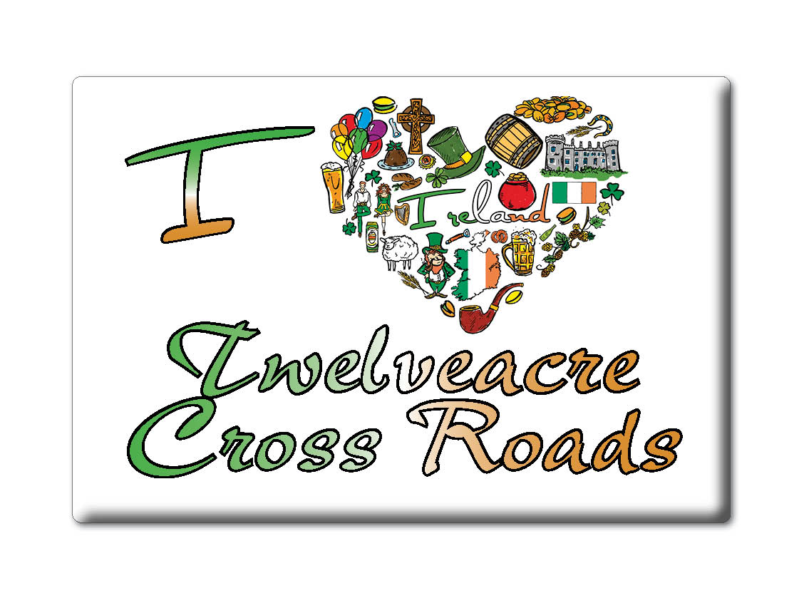 Twelveacre Cross Roads, Leinster, Wexford - Kühlschrankmagnet I Love Ireland - Bild 8 von 10