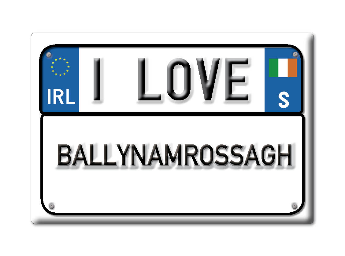 Ballynamrossagh, Munster, Tipperary - Kühlschrankmagnet I Love Souvenir Irland - Bild 9 von 10