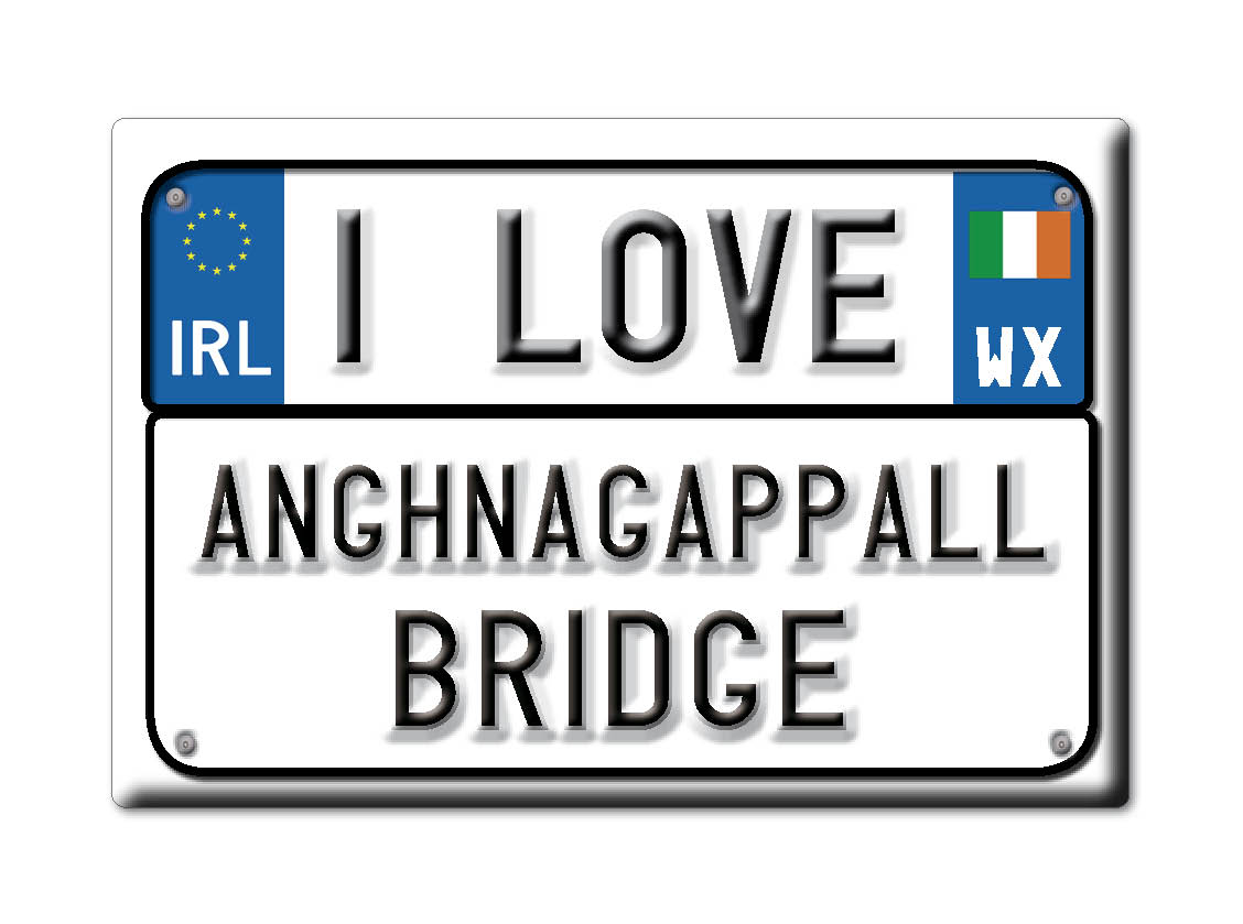 Anghnagappall Bridge, Leinster, Wexford - Kühlschrankmagnet I Love Ireland - Bild 9 von 10