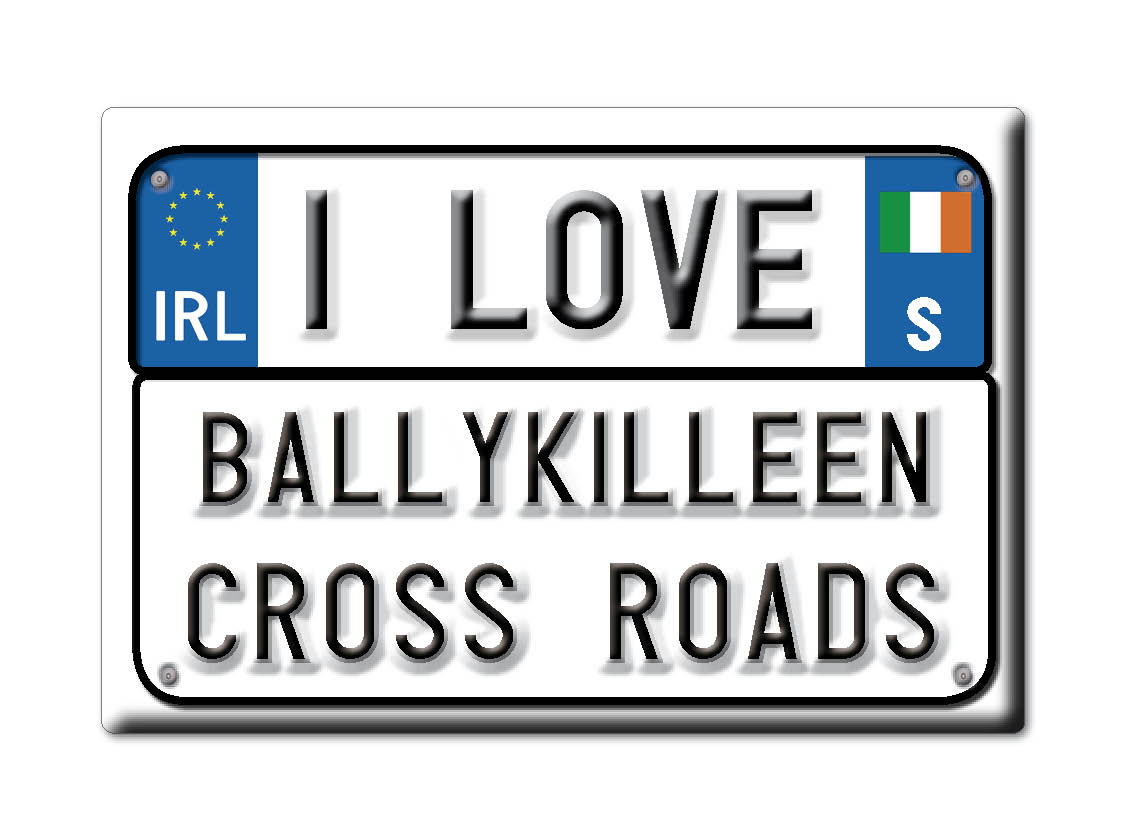 Ballykilleen Cross Roads, Munster, Tipperary - Kühlschrankmagnet I Love Ireland - Bild 9 von 10