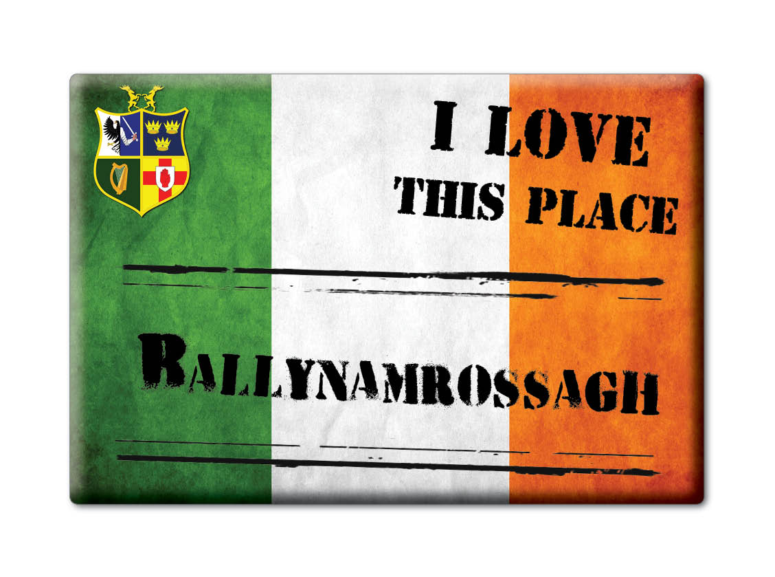 Ballynamrossagh, Munster, Tipperary - Kühlschrankmagnet I Love Souvenir Irland - Bild 10 von 10