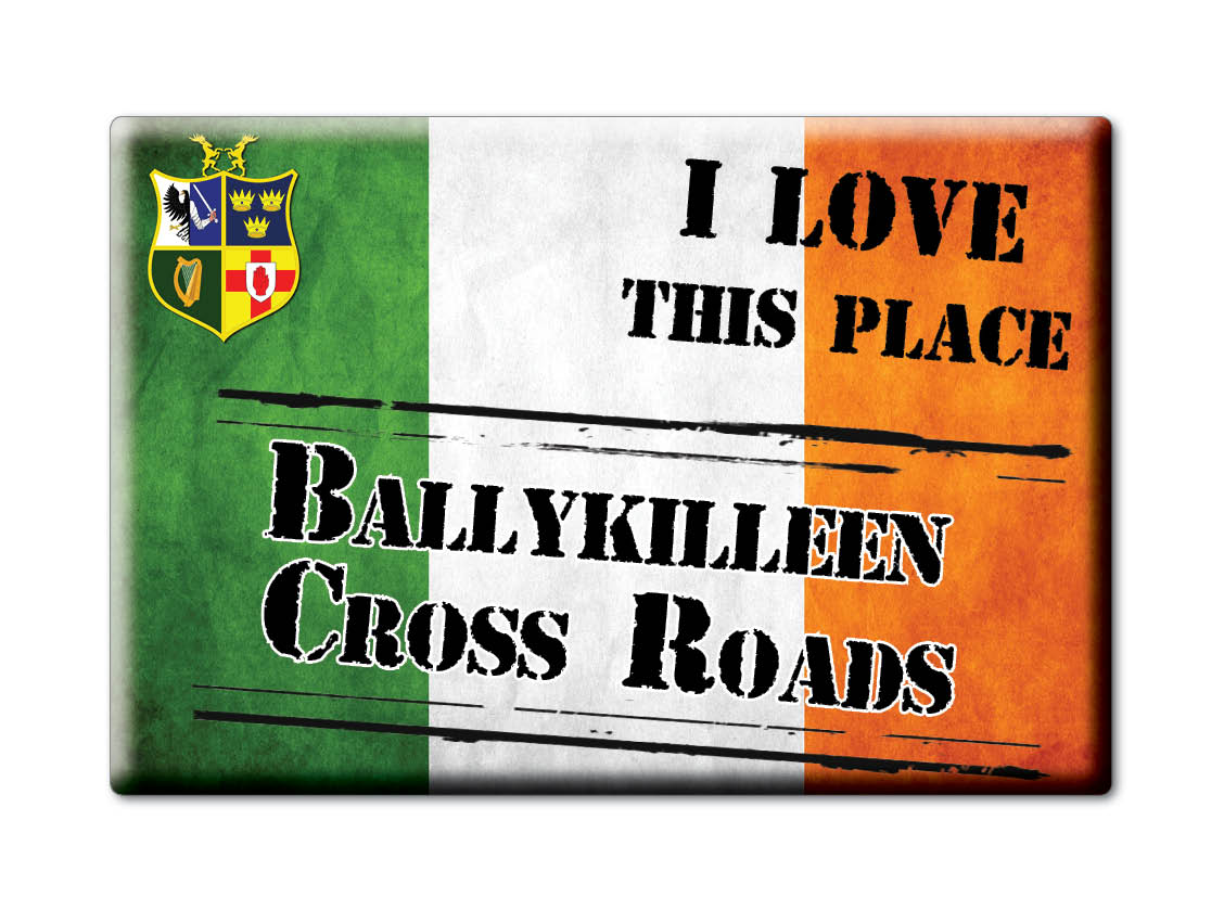 Ballykilleen Cross Roads, Munster, Tipperary - Kühlschrankmagnet I Love Ireland - Bild 10 von 10