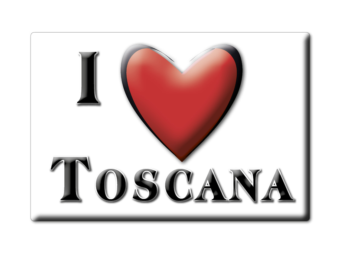 Calamita Toscana - Magnete Da Frigo Souvenir Italia Idea Regalo - Picture 7 of 16