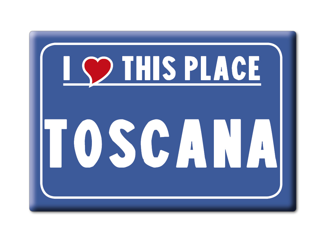 Calamita Toscana - Magnete Da Frigo Souvenir Italia Idea Regalo - Picture 15 of 16