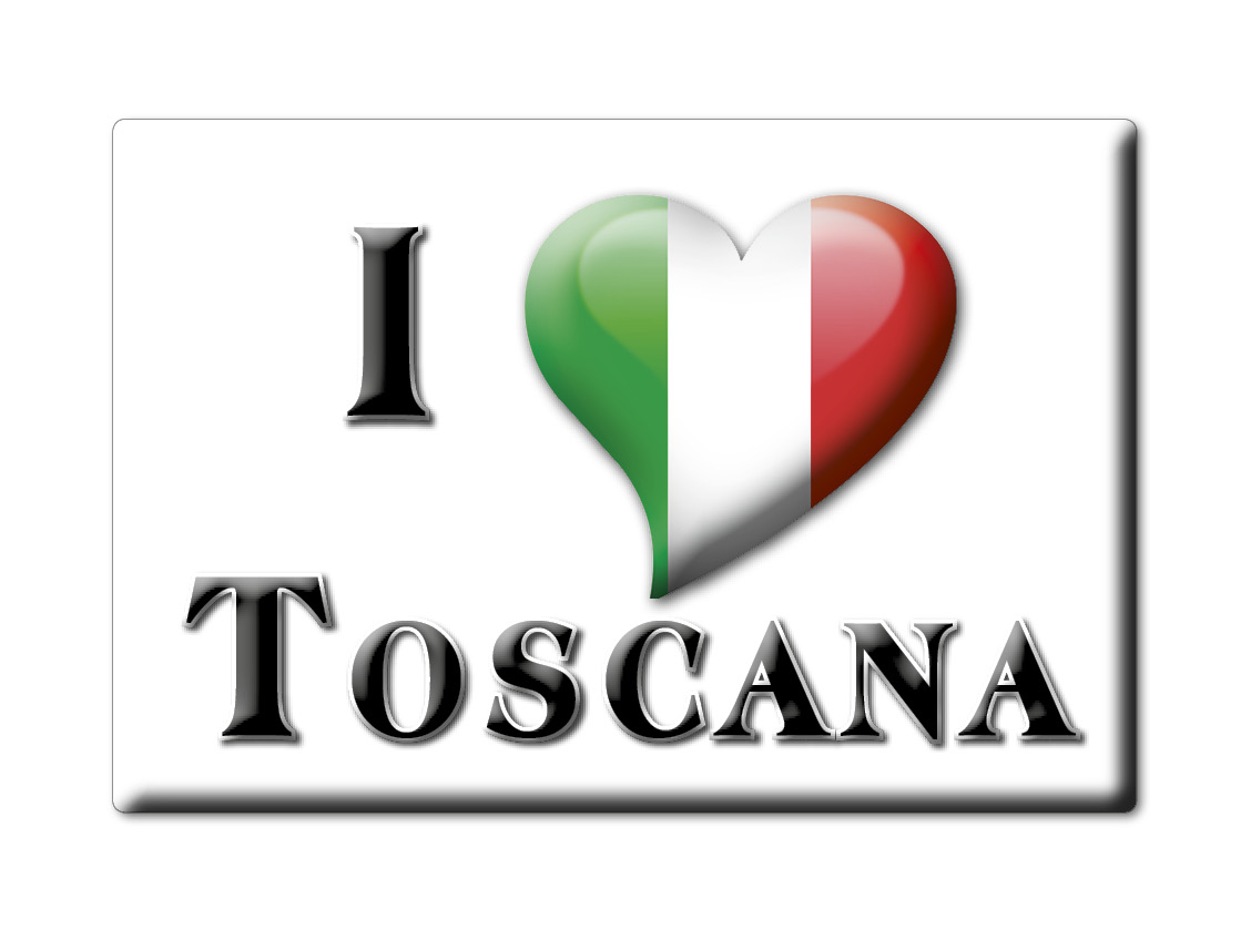 Calamita Toscana - Magnete Da Frigo Souvenir Italia Idea Regalo - Picture 9 of 16