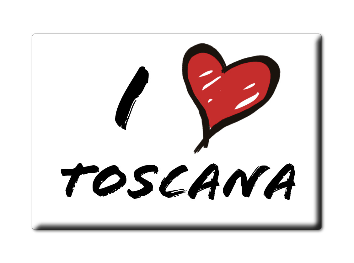 Calamita Toscana - Magnete Da Frigo Souvenir Italia Idea Regalo - Picture 11 of 16