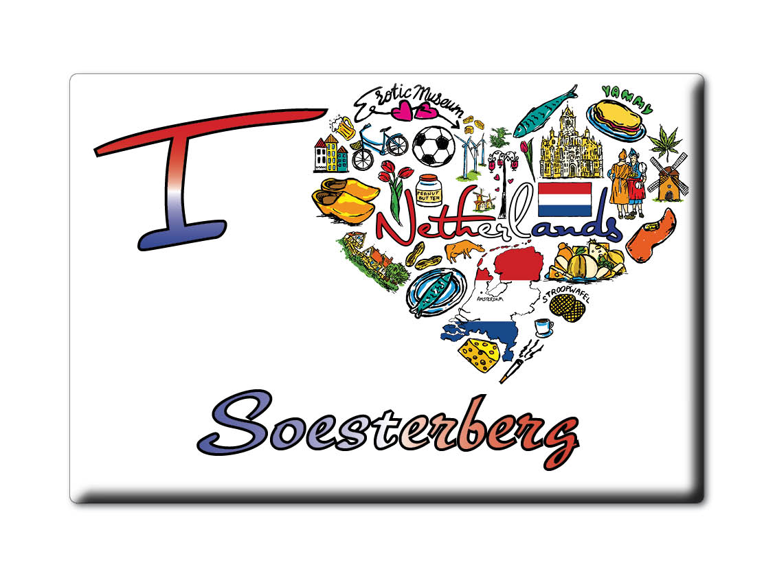 Soesterberg, Soest, Utrecht - Koelkastmagneet Holland Cadeau Herinnering - Foto 7 di 9