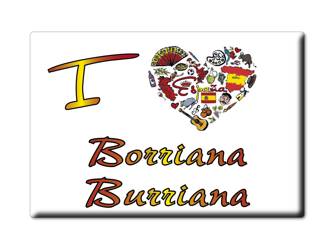 Borriana Burriana, Castellón, Comunitat Valenciana - Imán Souvenir - Imagen 8 de 11