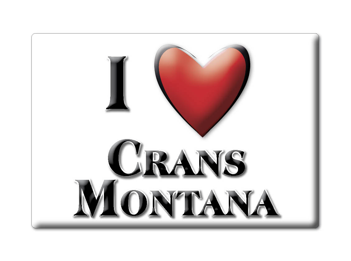 Crans Montana, Wallis - Kühlschrankmagnet Schweizer Souvenir Geschenk - Bild 5 von 10