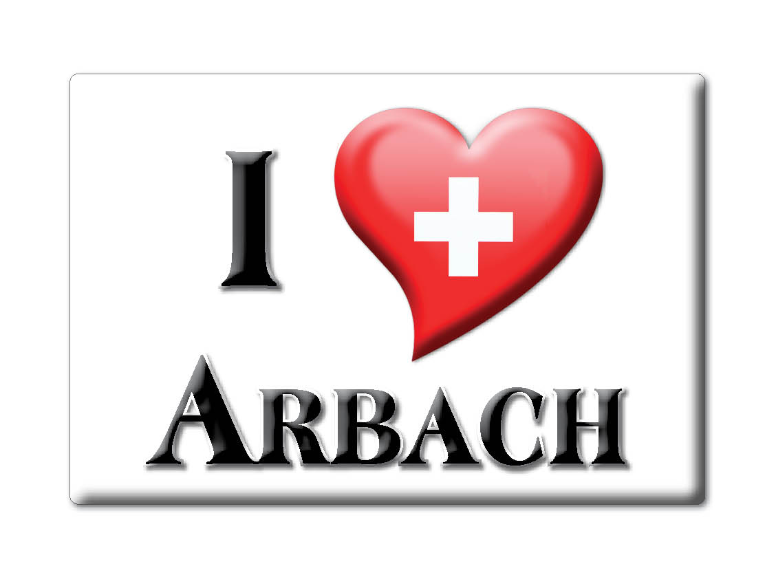 Arbach, Zug - Kühlschrankmagnet Schweizer Souvenir Geschenk Ich Liebe - Bild 6 von 10
