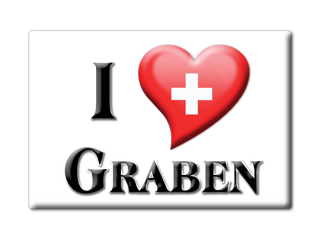 Graben, Bern - Kühlschrankmagnet Schweizer Souvenir Geschenk Ich Liebe - Bild 6 von 10