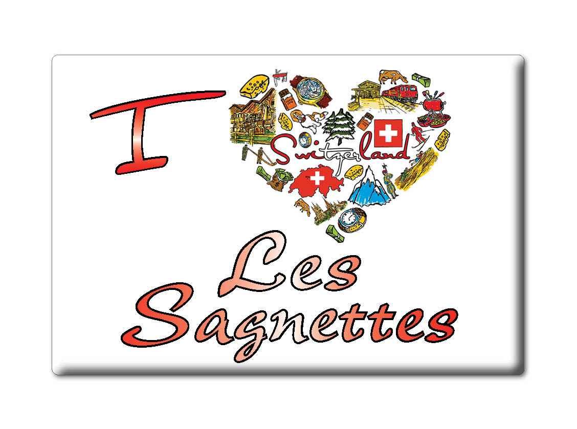 Les Sagnettes, Neuenburg - Kühlschrankmagnet Schweizer Souvenir Geschenk - Bild 8 von 10