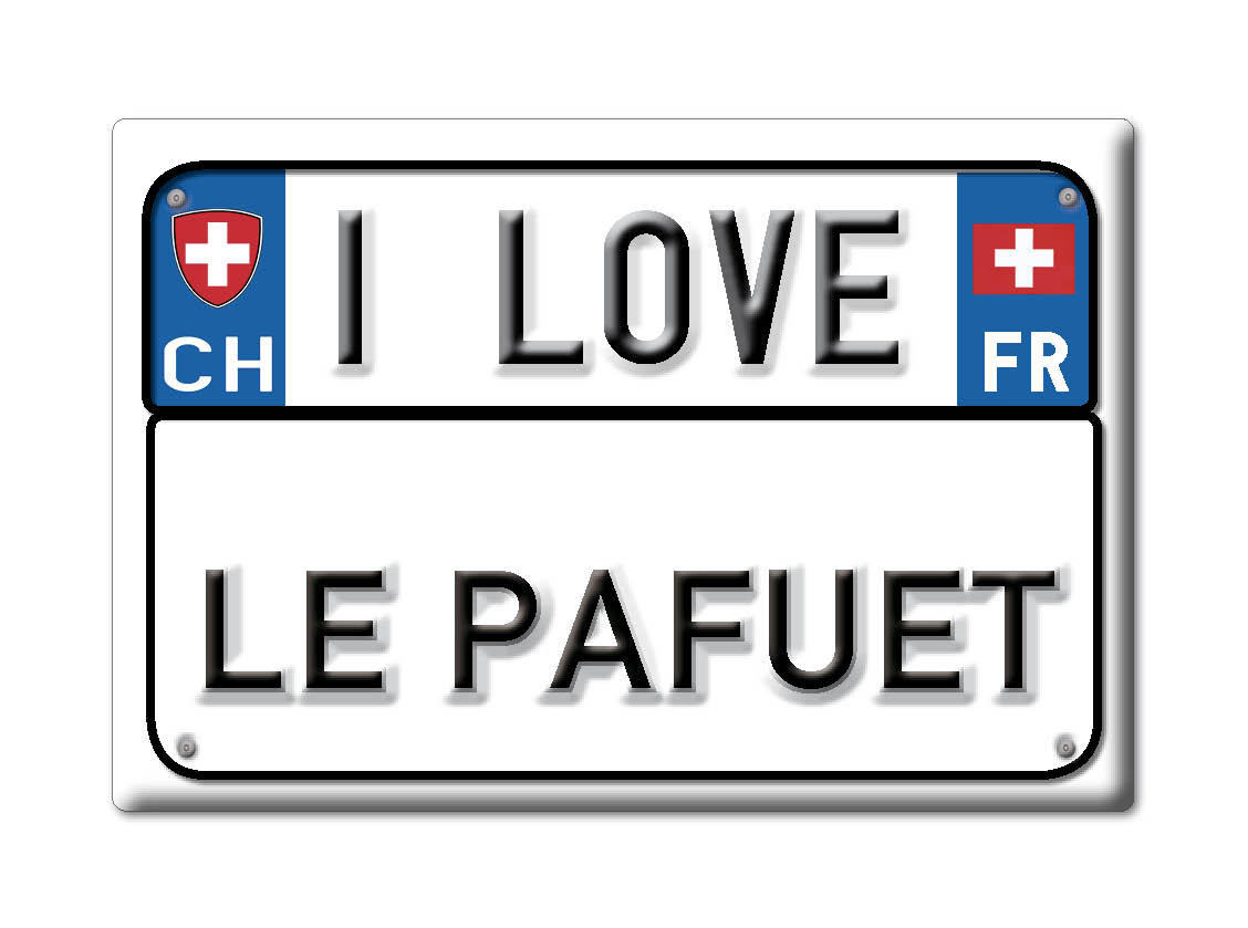 Le Pafuet, Freiburg - Kühlschrankmagnet Schweizer Souvenir Geschenk Ich Liebe - Bild 9 von 10