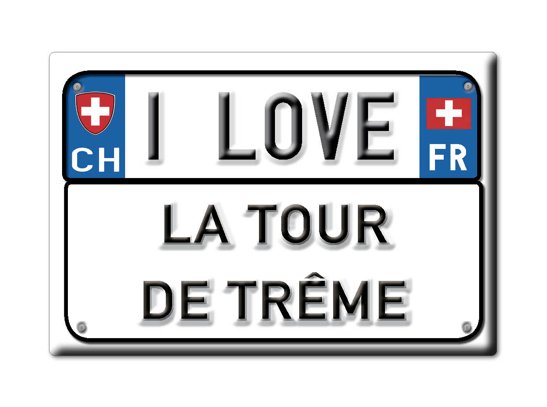 La Tour De Tême, Fribourg - Aimant Réfrigérateur Cadeau vente Souvenir Suisse