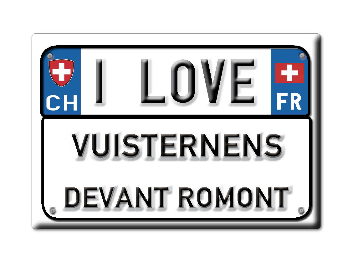 Vuisternens Devant Romont, Freiburg - Kühlschrankmagnet Schweizer Souvenir - Bild 9 von 10