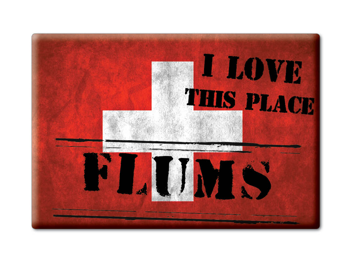 Flums, St.Gallen - Kühlschrankmagnet Schweizer Souvenir Geschenk Ich Liebe - Bild 10 von 10