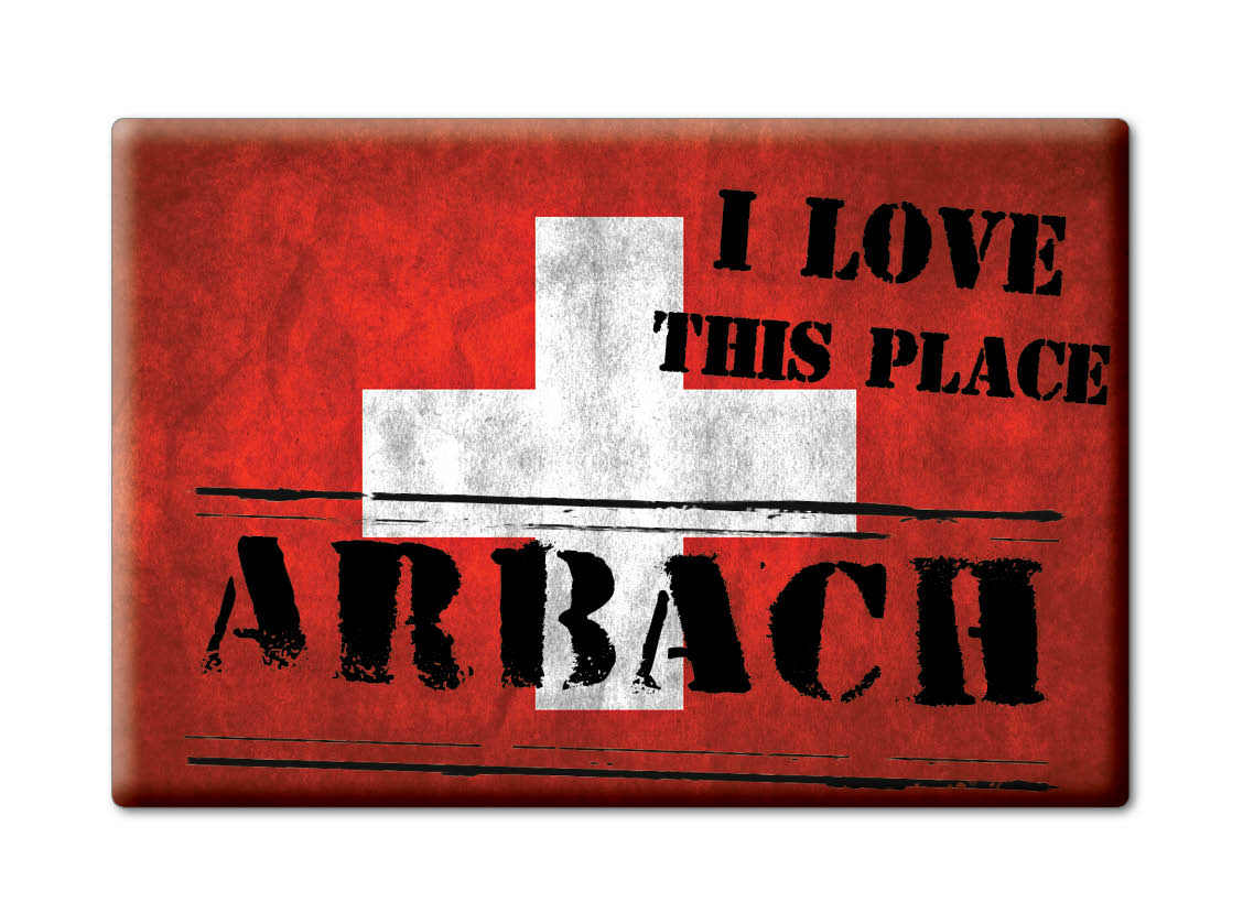 Arbach, Zug - Kühlschrankmagnet Schweizer Souvenir Geschenk Ich Liebe - Bild 10 von 10