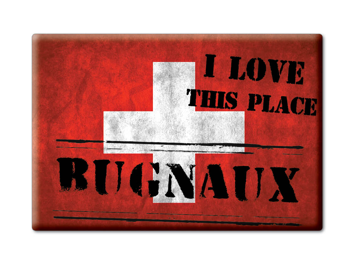 Bugnaux, Waadt - Kühlschrankmagnet Schweizer Souvenir Geschenk Ich Liebe - Bild 10 von 10