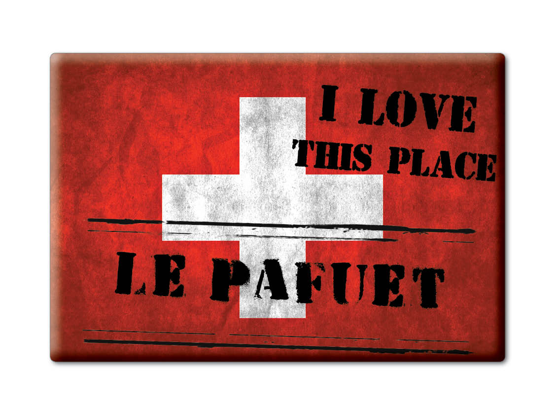Le Pafuet, Freiburg - Kühlschrankmagnet Schweizer Souvenir Geschenk Ich Liebe - Bild 10 von 10
