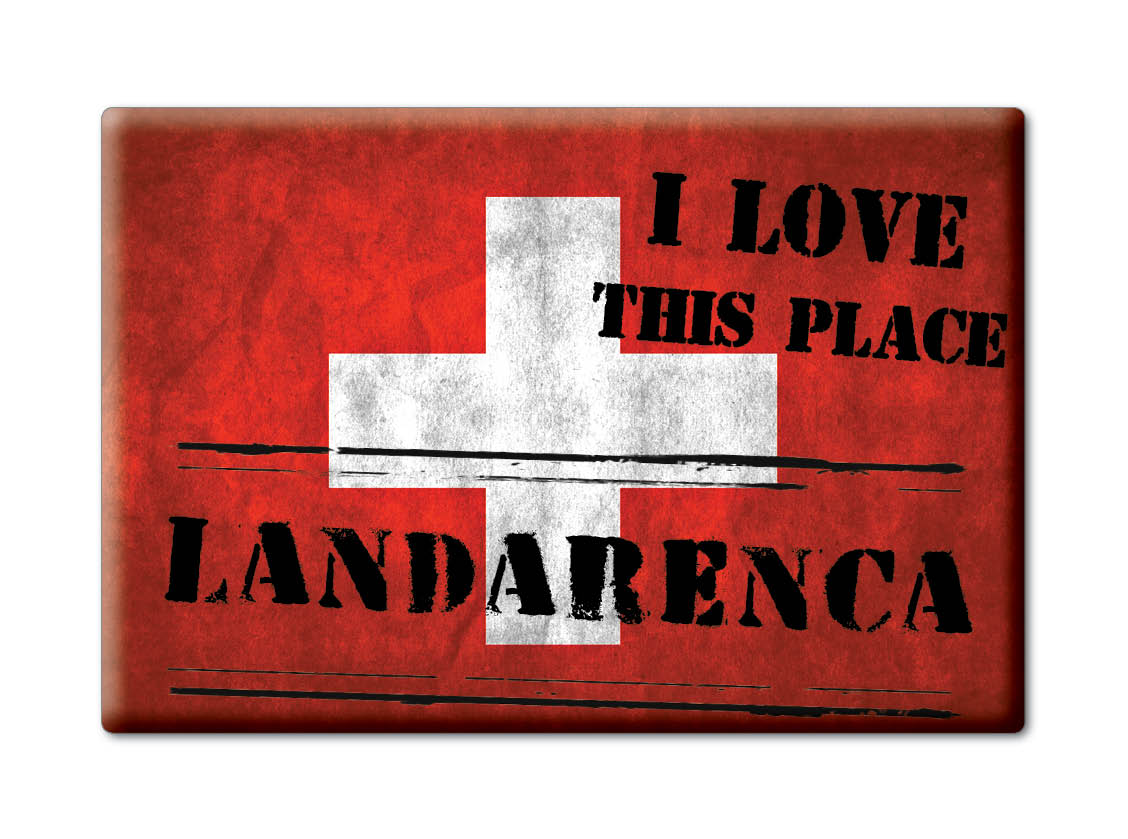 Landarenca, Grisones - Imán nevera recuerdo suizo regalo - Imagen 10 de 10