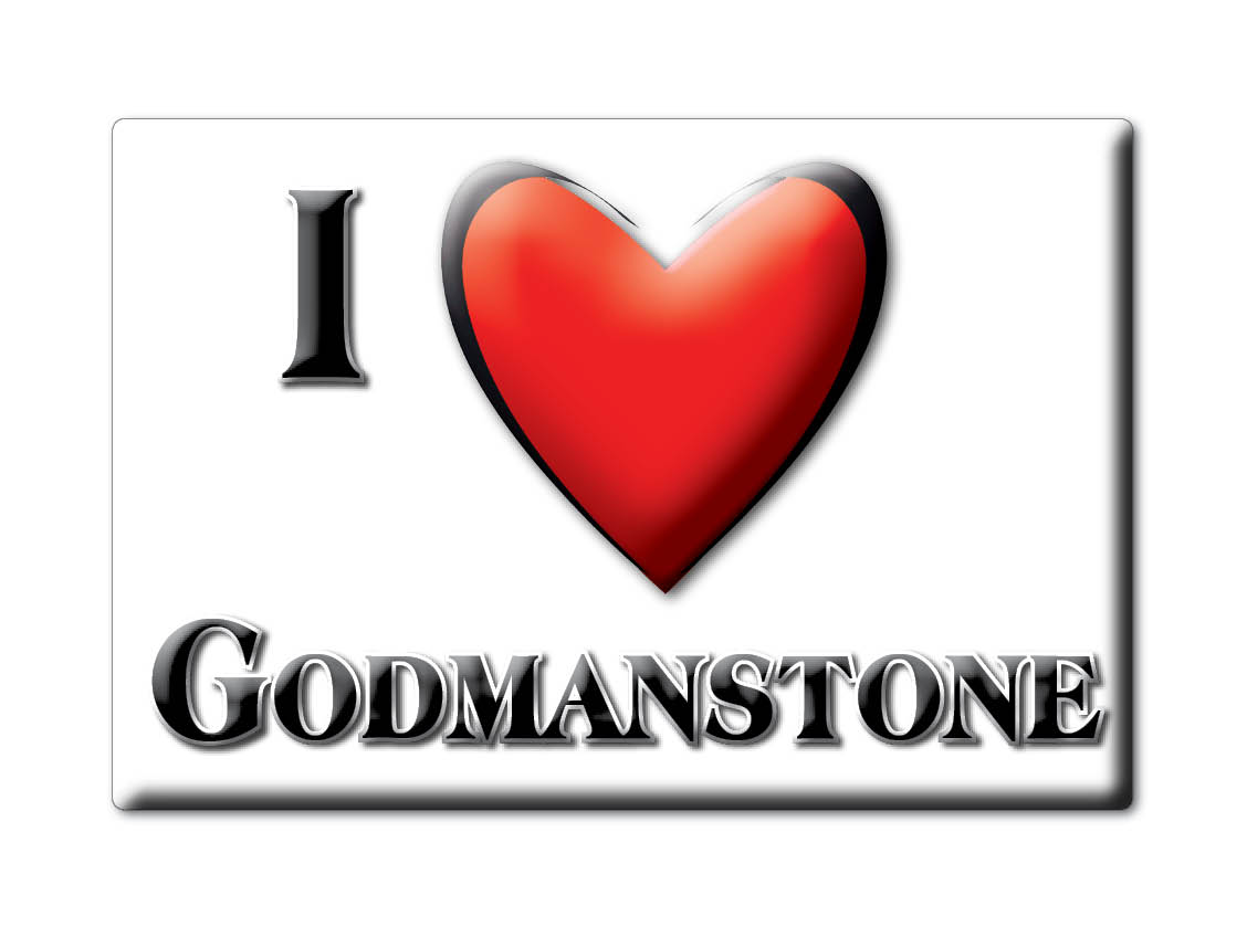 Godmanstone, Dorset, Inglaterra - Imán de nevera I Love Souvenir Reino Unido Idea de regalo - Imagen 5 de 14