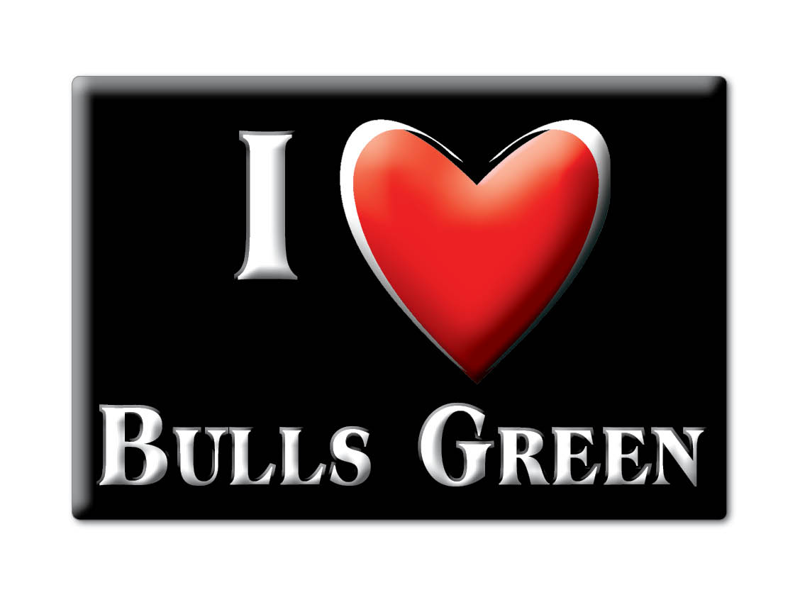 Bulls Green, Somerset, Inglaterra - Imán de nevera I Love Souvenir Reino Unido Idea de regalo - Imagen 13 de 14