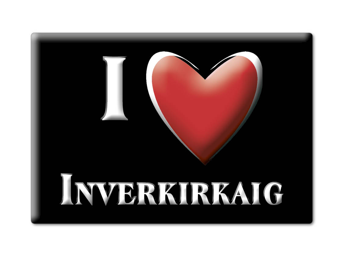 Inverkirkaig, Highland, Scotland - Magnes na lodówkę I Love Pamiątka Wielka Brytania Pomysł na prezent - Zdjęcie 13 z 14