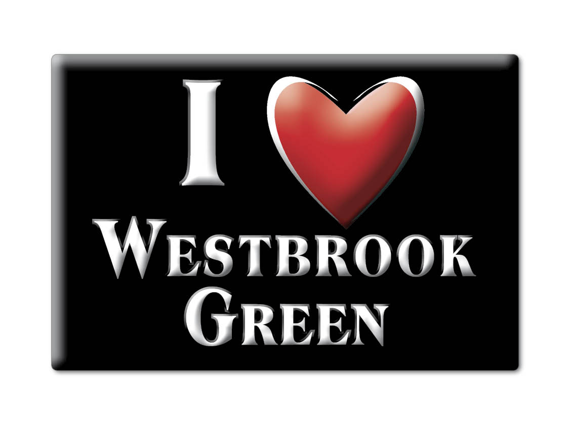 Westbrook Green, Norfolk, Inglaterra - Imán de nevera I Love Souvenir Reino Unido Idea de regalo - Imagen 12 de 13